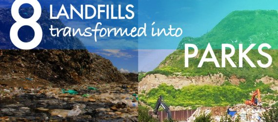 Landfills transformed into parks, landfill parks, landfill reclamation, landfill rehabilitation, brown field rehabilitation,