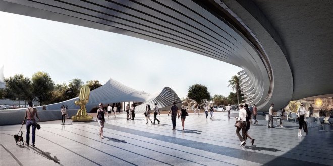 Zaha Hadid, Australia, Gold Coast, Mariner’s Cove, tapered buildings, Sunland Group, Hadid skyscrapers, mixed use,