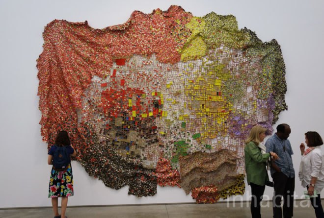 green design, eco design, sustainable design, Jack Shainman, The School, Kinderhook new York, adaptive reuse, recycle art, El Anatsui, New York City daytrips
