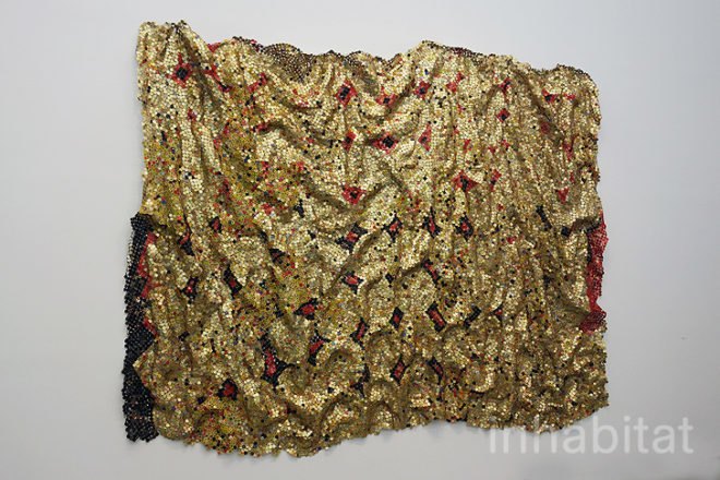 green design, eco design, sustainable design, Jack Shainman, The School, Kinderhook new York, adaptive reuse, recycle art, El Anatsui, New York City daytrips