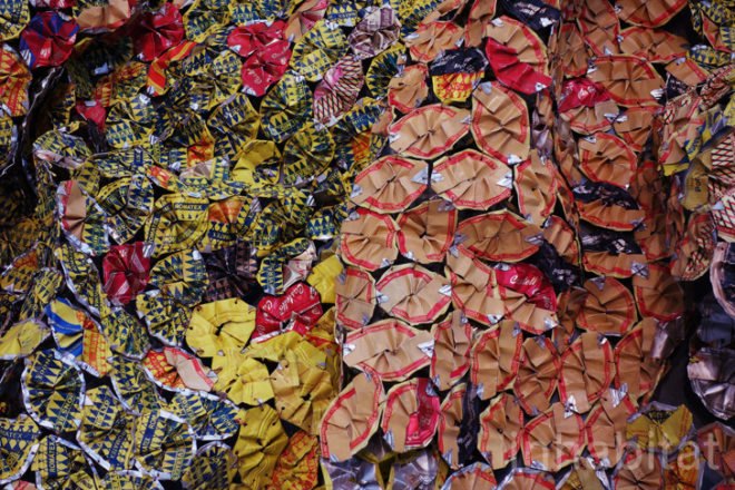 green design, eco design, sustainable design, Jack Shainman, The School, Kinderhook new York, adaptive reuse, recycle art, El Anatsui, New York City daytrips