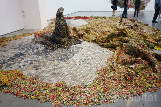 green design, eco design, sustainable design, Jack Shainman, The School, Kinderhook new York, adaptive reuse, recycle art, El Anatsui, New York City daytrips