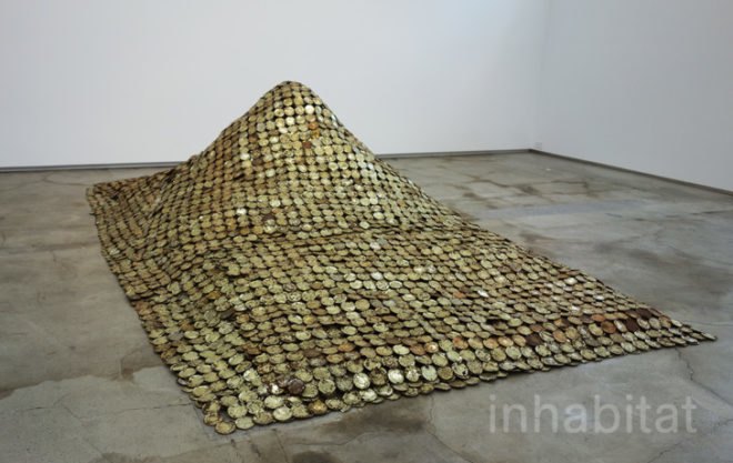 green design, eco design, sustainable design, Jack Shainman, The School, Kinderhook new York, adaptive reuse, recycle art, El Anatsui, New York City daytrips