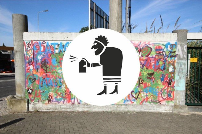 urban life, street art, urban experience, graffiti granny, LATA 65, Portugal, Lisbon, street art grannies, elderly street art, eco art, sustainable art,