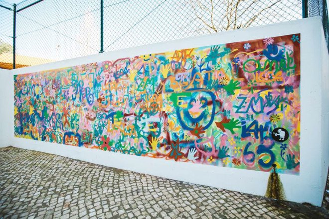 urban life, street art, urban experience, graffiti granny, LATA 65, Portugal, Lisbon, street art grannies, elderly street art, eco art, sustainable art,