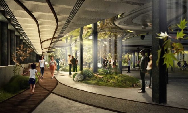 lowline, Lowline Lab, lowline kickstarter, sustainable design, sustainable solar devices, lowline lab, underground park, subterranean park, lower east side, nyc community space, delancey street, solar energy, solar canopy, worlds first underground park, urban design, green spaces