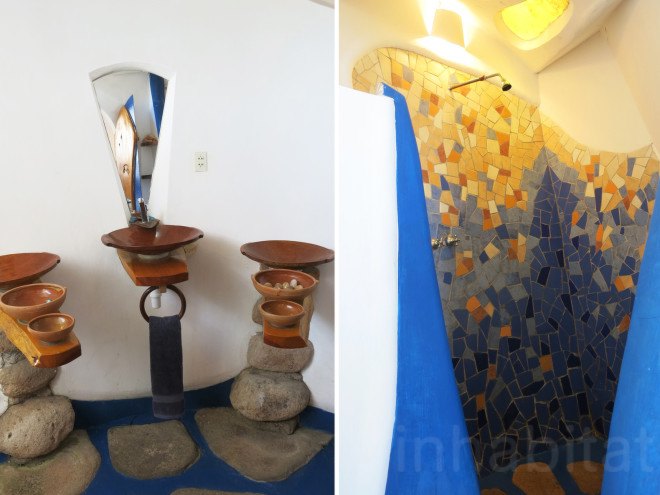 Martin Stratker, Las Olas, fairy tale accomodation, Bolivian hotel, Copacabana, Bolivia, local builders, German sculptor, animal shaped building, snail building, Ana Lisa Alperovich