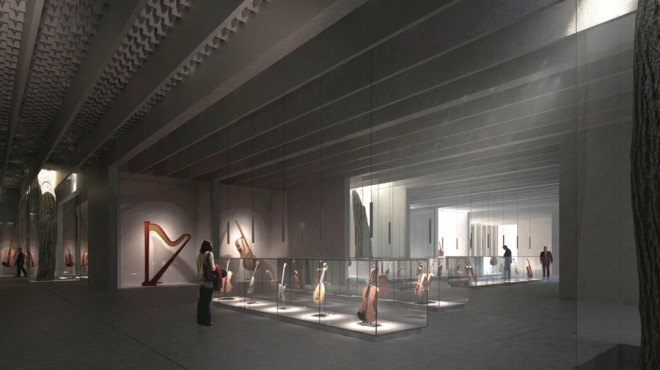 green design, eco design, sustainable design, MenoMenoPiu Architects, House of Hungarian Music, budapest, rainwater collection, circular building