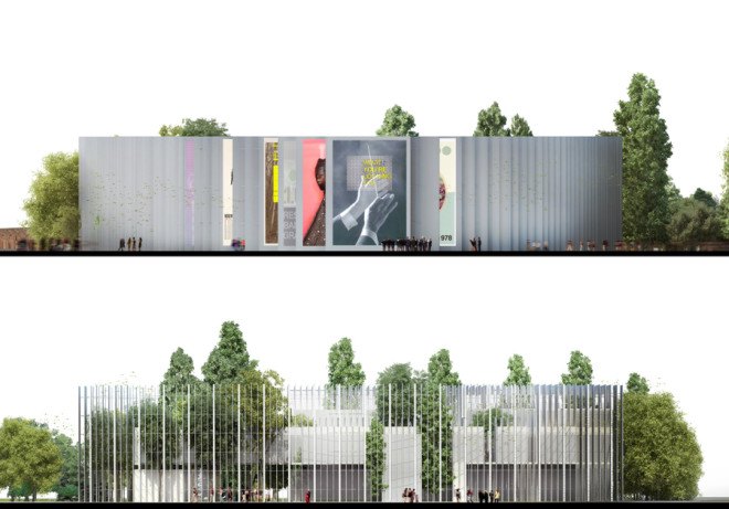 green design, eco design, sustainable design, MenoMenoPiu Architects, House of Hungarian Music, budapest, rainwater collection, circular building