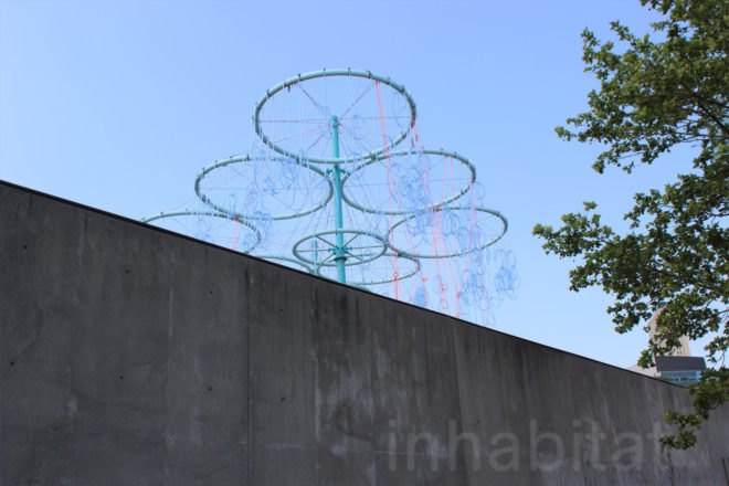 2015 YAP competition, Andrés Jaque, BAC Engineering and Consultancy, clean water, COSMO, COSMO MoMA PS1, eco art, MoMA 2015 Young Architects Program, MoMA PS1, Office for Political Innovation, Warm Up summer music series, water issues, water poverty, water purification, water purification system
