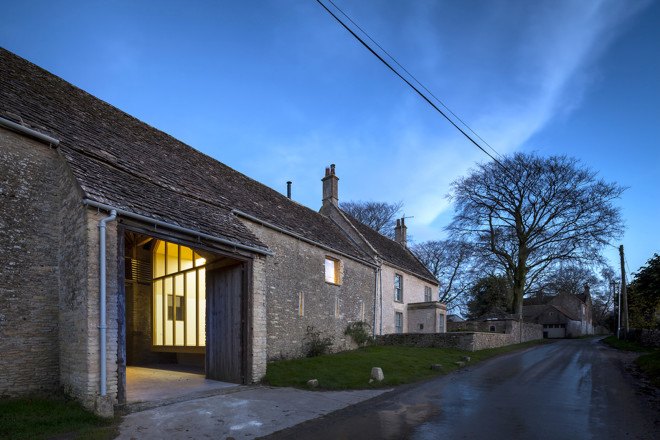 Stonewood Design, green roof, small spaces, cottage, green cottage, green architecture, UK architects, deer watching, copper facade, locally sourced materials, natural lighting