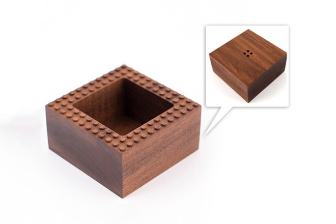 planters, NOTlabs, Plant Experiment, modular planters, green design, walnut, Notcot, modular design, Lego, Lego-like design, indoor plants, small plants, gardening