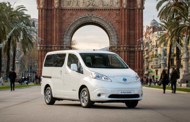 Nissan, Nissan e-NV200, e-NV200, Nissan electric vehicle, electric vehicle, Nissan Leaf, electric motor, green car, lithium-ion battery, green transportation