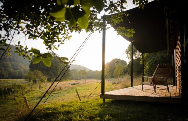 composting toilet, Out of the Valley cabin, Shou Sugi Ban, charred timber, corrugated roof, National Trust woodland, River Teign, handcrafted furniture, solar panels, solar powered cabin, off grid cabin, Rupert McKelvie
