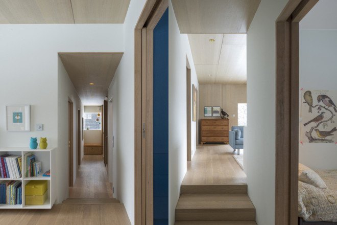 green design, eco design, sustainable design, timber clad home, Schjelderup Trondahl Arkitekter, House Linnebo, Oslo, pitched roof