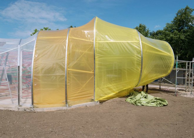 Serpentine gallery 2015, London, England, art gallery, Serpentine, Kensington Gardens, Selgas Cano, Serpentine Gallery Pavilion, London architecture, playful architecture, temporary buildings