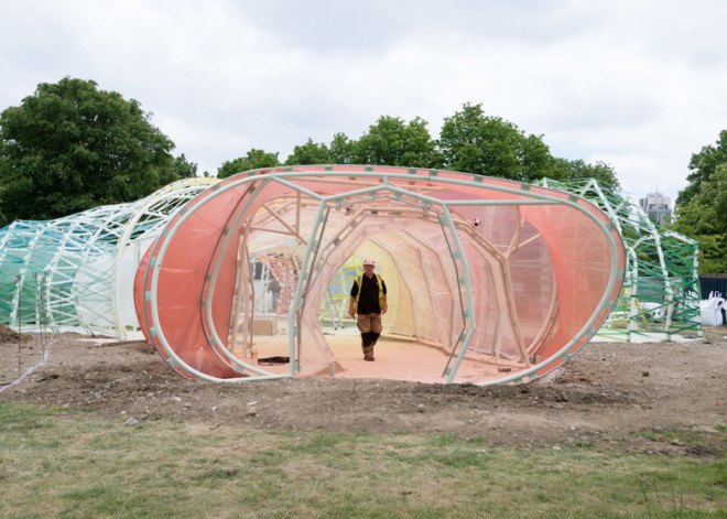 Serpentine gallery 2015, London, England, art gallery, Serpentine, Kensington Gardens, Selgas Cano, Serpentine Gallery Pavilion, London architecture, playful architecture, temporary buildings