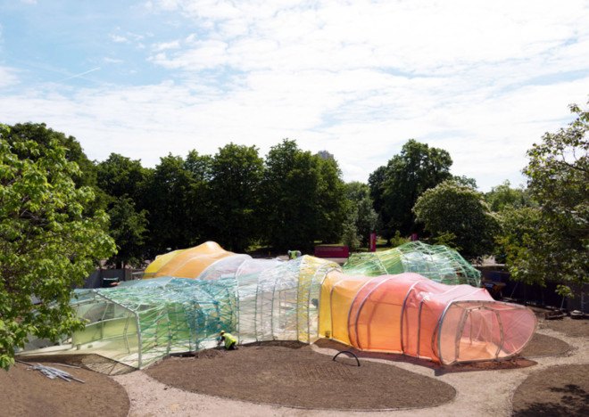 Serpentine gallery 2015, London, England, art gallery, Serpentine, Kensington Gardens, Selgas Cano, Serpentine Gallery Pavilion, London architecture, playful architecture, temporary buildings
