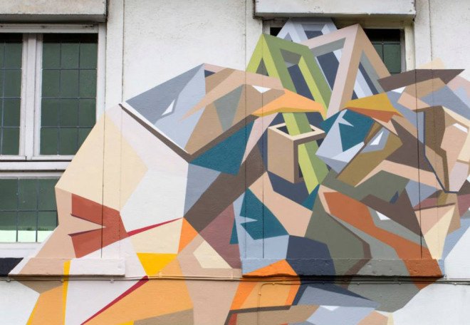 Stefaan De Croock, reclaimed wood, reclaimed materials, salvaged materials, reused materials, wooden art, art installation, murals, Belgian artist, green design, green art
