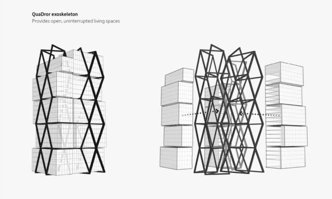 Studio Dror, 100 Varick, 350 Bowery, 281 Fifth Avenue, architecture, nyc architecture, high rise architecture, nyc skyscrapers, Studio dror conceptual sketches, studio dror residential towers, QuaDror approach, urban design, nyc towers,