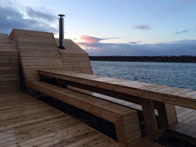 The Bands, Oslo School of Architecture and Design, student project, the bands student project, Kleivan, Lofotan, design/build, Scarcity ad Creativity Studio, Art and Culture Production Centre, sauna, traditional Norwegian architecture, larch,