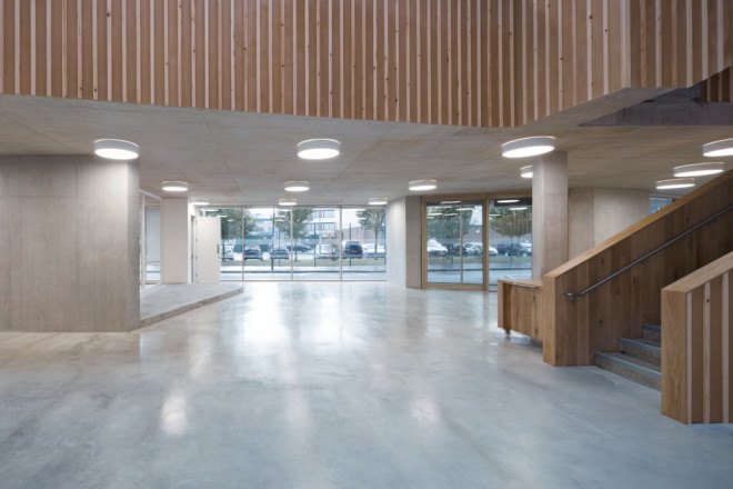 central atrium, natural light, RIBA, Architecture 00, The Foundry, The Foundry by Architecture 00, BREEAM, BREEAM Excellent, RIBA London Regional Award, Vauxhall, factory building, energy efficiency, social justice center, sustainable building, 2015 RIBA London Building of the Year, adaptive reuse, repurposed building