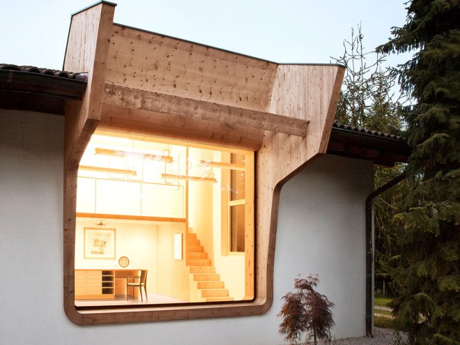 Messner Architects, green renovation, alpine architecture, wooden architecture, natural light, daylighting, storage space, alpine workshop, green design