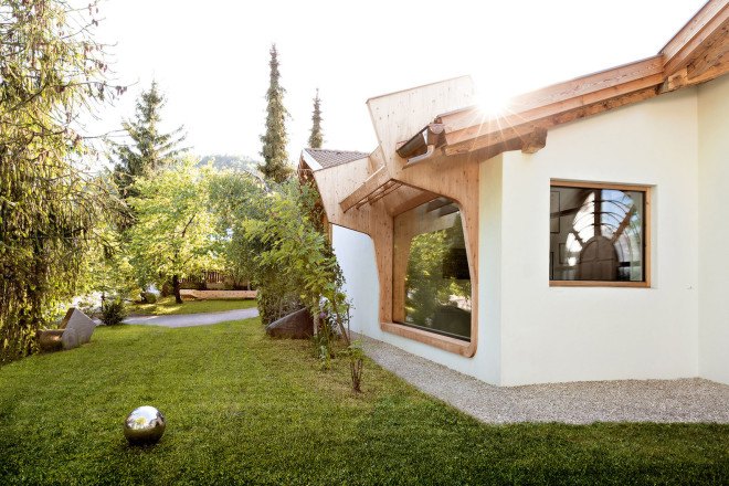 Messner Architects, green renovation, alpine architecture, wooden architecture, natural light, daylighting, storage space, alpine workshop, green design
