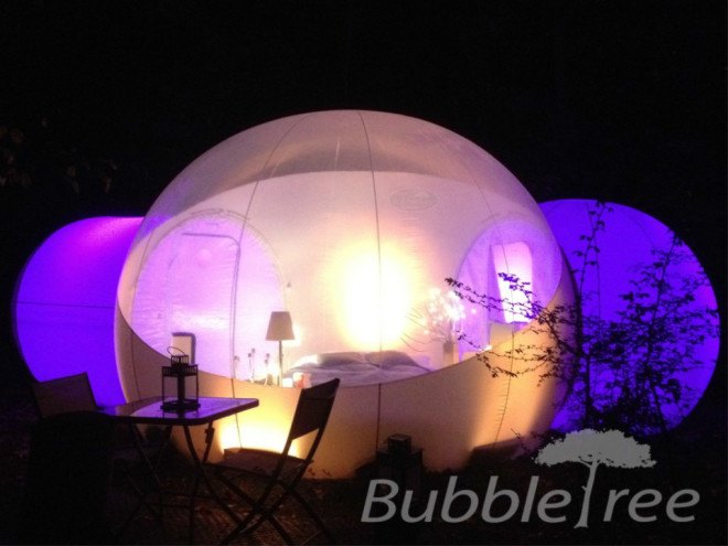 bubbletree, casabubble, glamping, sustainable camping, unusual tent, bubble tent, luxury camping