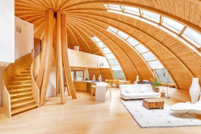 upstate dome home, upstate new york dome, domespace, rotating dome house, rotating dome home, prefab dome house, prefab dome house, dome house for sale