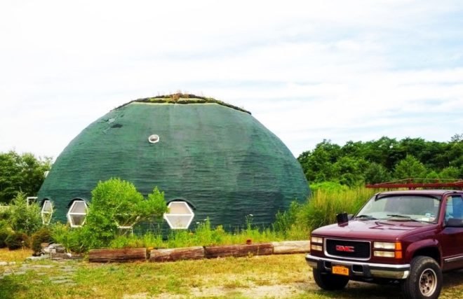 long island, eco dome home, dome home, circular home, kevin shea, green dome home