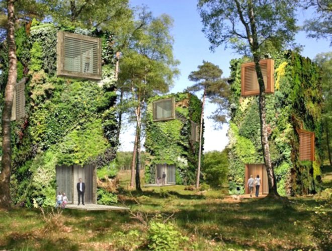 OAS1S, treescrapers, tree skyscrapers, forest-like communities, green living, green design, green architecture, living walls, vertical gardening, urban design, reader submission, architecture concepts, green living concept