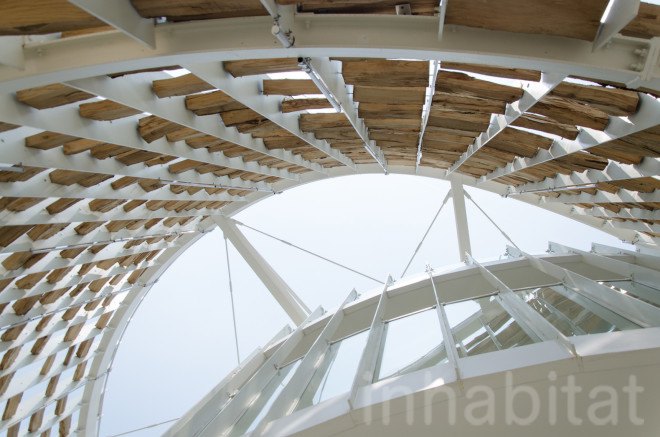 Uruguay, Uruguay Pavilion, 2015 Milan Expo, expo pavilion, exterior shading, bioclimatic facade, eco facadeX log facade, wood facade, temporary, temporary pavilion, Wood, wooden architecture, Milan, brise soleil