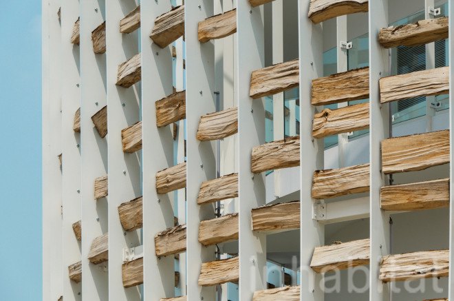 Uruguay, Uruguay Pavilion, 2015 Milan Expo, expo pavilion, exterior shading, bioclimatic facade, eco facadeX log facade, wood facade, temporary, temporary pavilion, Wood, wooden architecture, Milan, brise soleil
