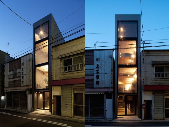 1.8m-Width House, YUUA Architects and Associates, 1.8m-Width House by YUUA Architects and Associates, skinny house, Japanese architecture, narrow house, super narrow house, minimalist architecture, skinny architecture, narrow architecture,