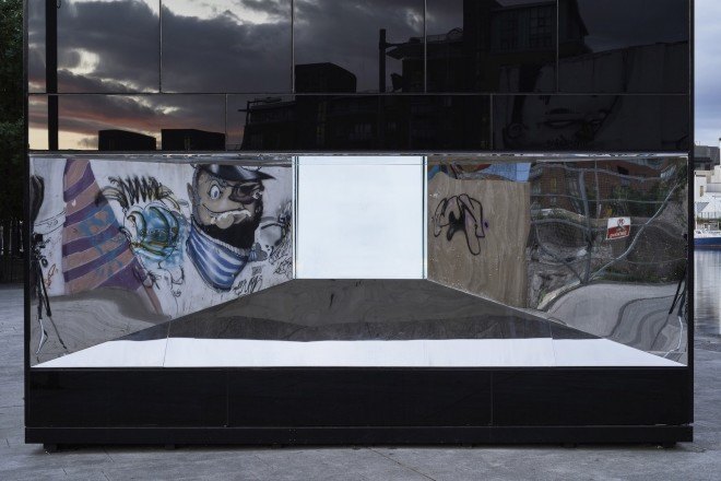 Declan Scullion, de Siún Scullion Architects, 5CUBE, 5CUBE by de Siún Scullion Architects, LED, renewable energy, solar power, oil consumption, Ireland, dublin, art installation, periscope, Ace for energy
