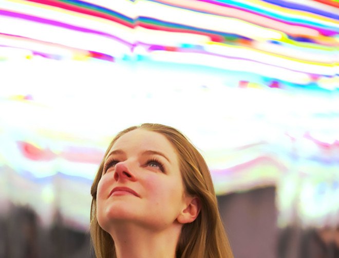 Additive Mix, Additive Mix by Liz West, National Media Museum, UNESCO International Year of Light, art, art installation, Interaction of Colour, white light, light installation, light art, Joseph Albers, Light Fantastic, fluorescent lights