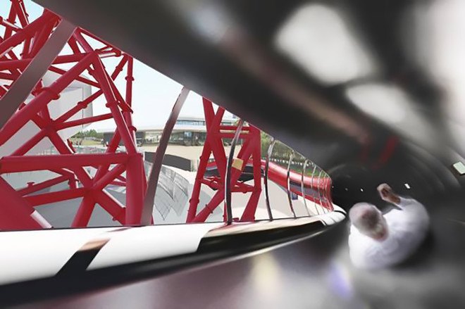 Bblur Architecture, ArcelorMittal Orbit, Anish Kapoor, Queen Elizabeth Olympic Park, recycled steel, world’s longest and tallest tunnel slide, tunnel slide, slide, London, ArcelorMittal Orbit slide