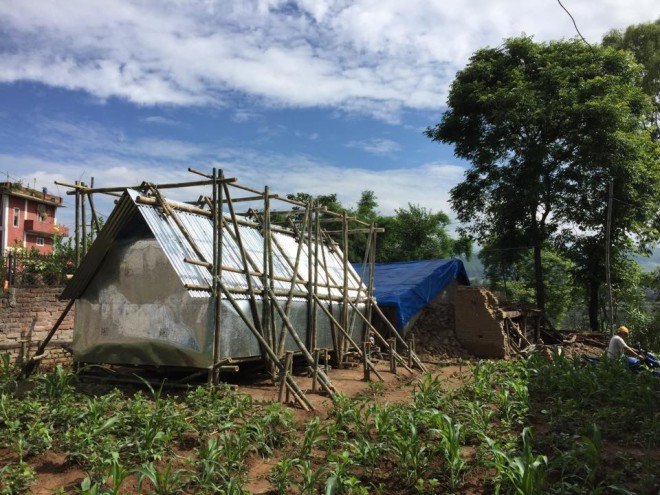 architecture for the mass, charles lai, takehiko, aona architecture, one village focus fund, nepal earthquake, nepal earthquake relief, sustainable structures, temporary relief shelters, earthquake relief shelters, nepal earthquake shelters