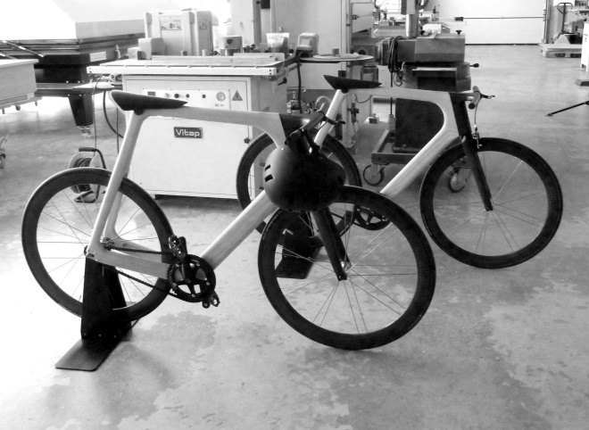 Arvak, Keim, Arvak bicycle, Arvak by Keim, Honza by Keim, ALÉRION by Kiem, Paule Guerin, Till Breitfuss, Bespoked 2015, bicycles, wooden bicycle, monocoque, monocoque bicycle, monocoque frame, carbon fiber wheels, Corima, white ash, handcrafted bicycle,