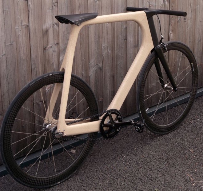 Arvak, Keim, Arvak bicycle, Arvak by Keim, Honza by Keim, ALÉRION by Kiem, Paule Guerin, Till Breitfuss, Bespoked 2015, bicycles, wooden bicycle, monocoque, monocoque bicycle, monocoque frame, carbon fiber wheels, Corima, white ash, handcrafted bicycle,