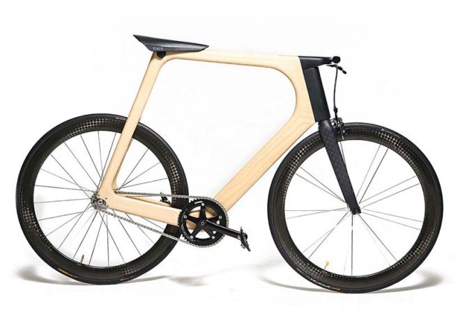 Arvak, Keim, Arvak bicycle, Arvak by Keim, Honza by Keim, ALÉRION by Kiem, Paule Guerin, Till Breitfuss, Bespoked 2015, bicycles, wooden bicycle, monocoque, monocoque bicycle, monocoque frame, carbon fiber wheels, Corima, white ash, handcrafted bicycle,