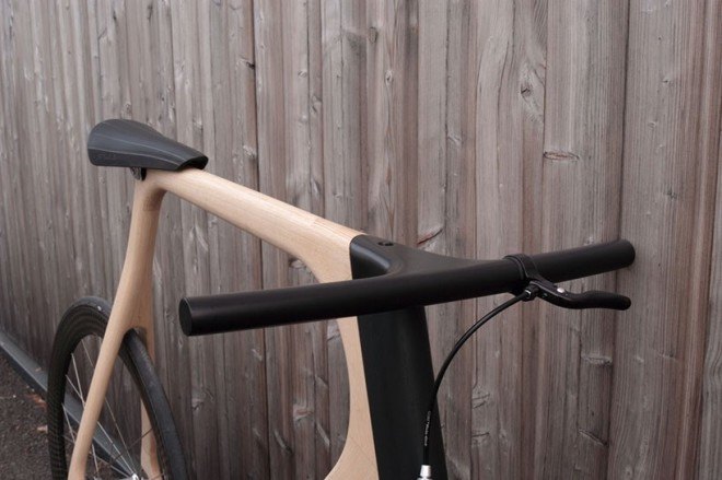 Arvak, Keim, Arvak bicycle, Arvak by Keim, Honza by Keim, ALÉRION by Kiem, Paule Guerin, Till Breitfuss, Bespoked 2015, bicycles, wooden bicycle, monocoque, monocoque bicycle, monocoque frame, carbon fiber wheels, Corima, white ash, handcrafted bicycle,