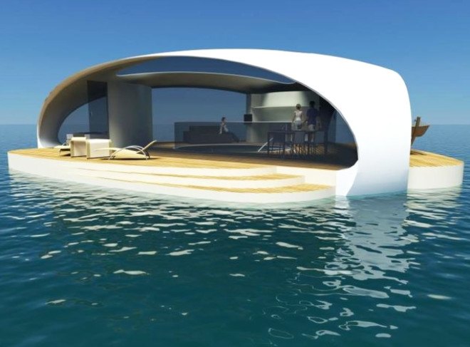 seascape project, seascape villas, bmt asia pacific, bmt asia pacific seascape, floating villas, underwater bedroom, floating villa yachts, floating vacation homes