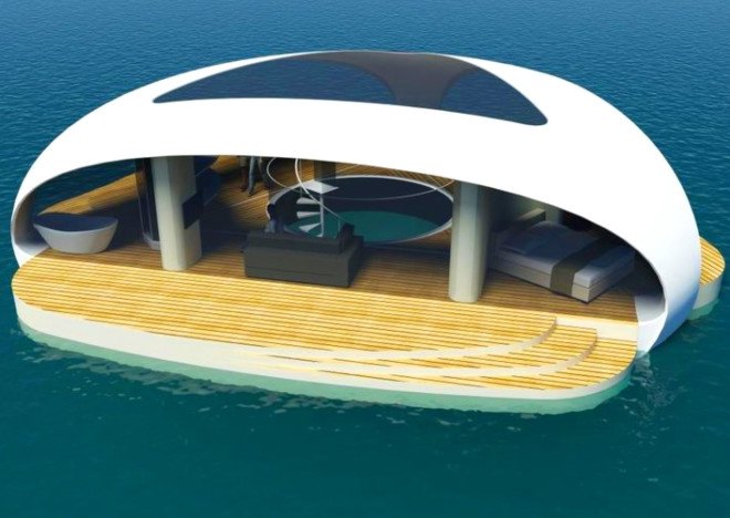 seascape project, seascape villas, bmt asia pacific, bmt asia pacific seascape, floating villas, underwater bedroom, floating villa yachts, floating vacation homes