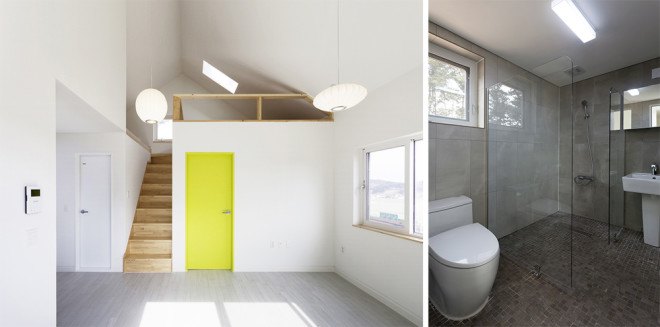 Bow-wow House, Bow-wow house by Design Band YOAP, Design Band YOAP, dog friendly house, dog friendly guesthouse, bow wow house south korea, south korea, south korea architecture, timber framed architecture, timber framed house, asphalt shingles, cement siding panels, dog guesthouse,