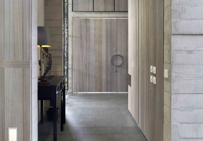 Chiltern House, Chiltern Drive, Singapore, WOW Architects | Warner Wong Design, concrete, raw timber, swimming pool, family house, green architecture, sustainable building