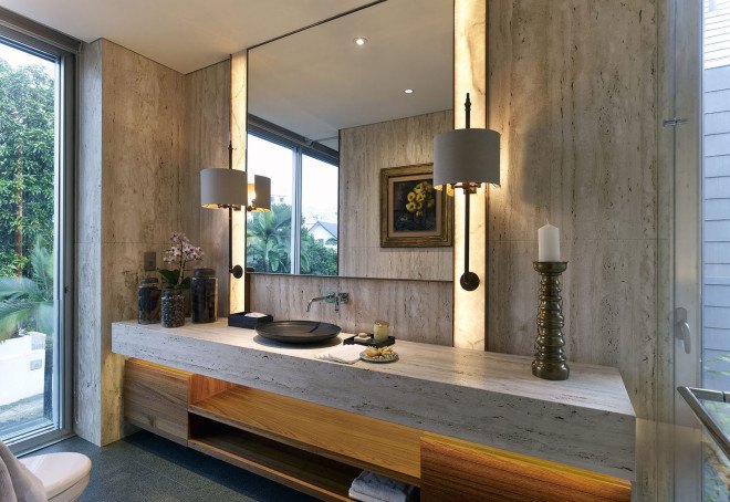 Chiltern House, Chiltern Drive, Singapore, WOW Architects | Warner Wong Design, concrete, raw timber, swimming pool, family house, green architecture, sustainable building