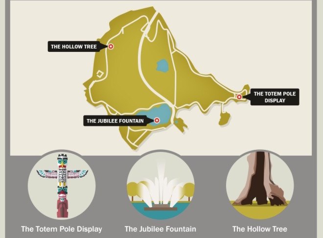 infographic, reader submitted content, city park, urban park, urban park infographic, Singapore Botanic Gardens, Hyde Park, Fairmont
