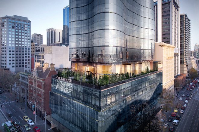 elenberg fraser, melbourne, australia, australian architecture, beyonce, beyonce knowles, beyonce knowles-carter, jay-z, beyonce-inspired skyscraper, skyscraper, hotel, downtown Melbourne architecture